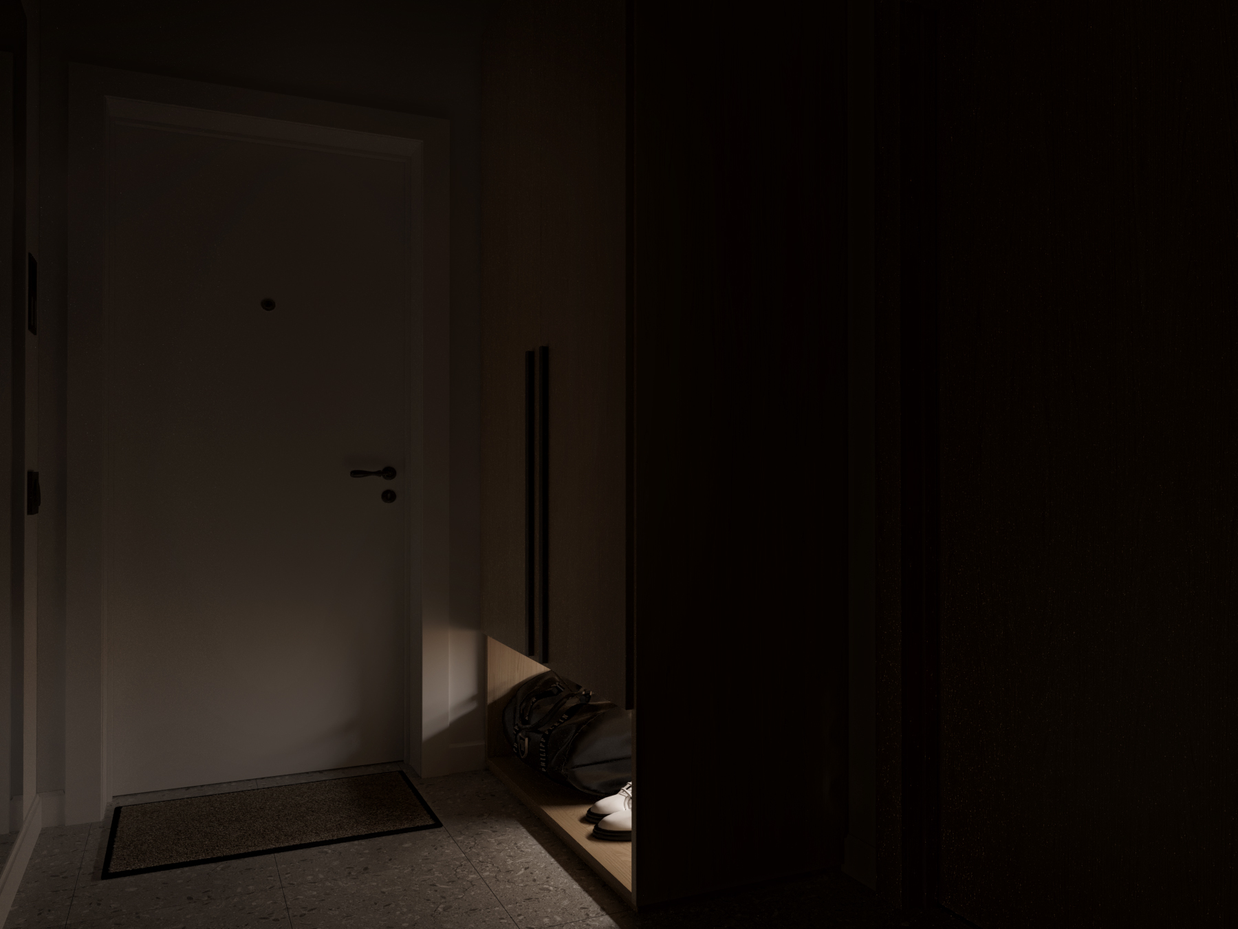 Interior design of apartment project 39m2 for rent.-18