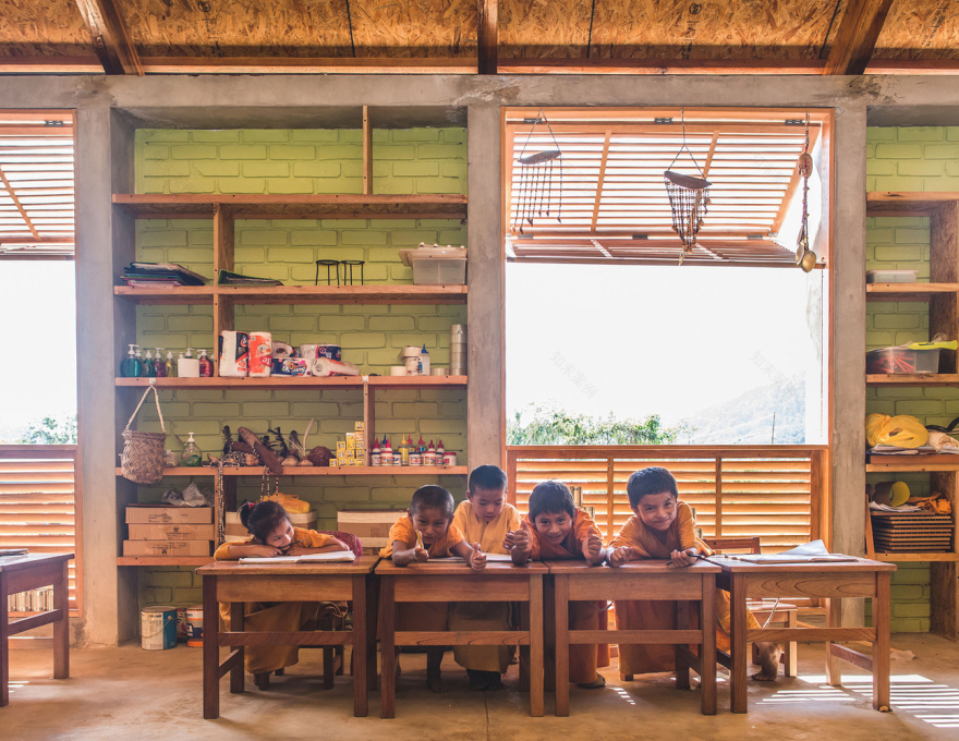 秘鲁土著社区学校 | 民主空间与生物气候设计的创新结合-48