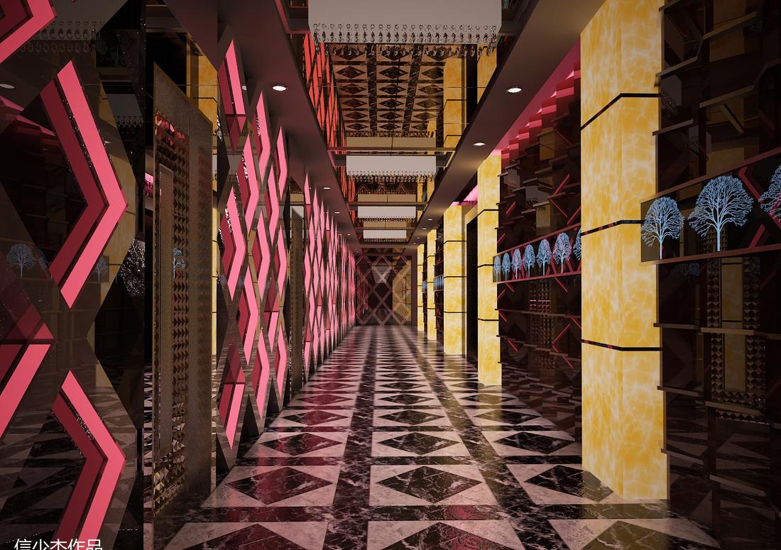 "宝美化 KTV 走廊设计展示"-22