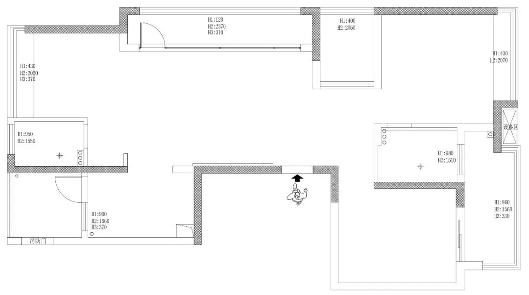 【中博案例】128方现代轻奢，三口之家的小确幸，温馨雅致！-10