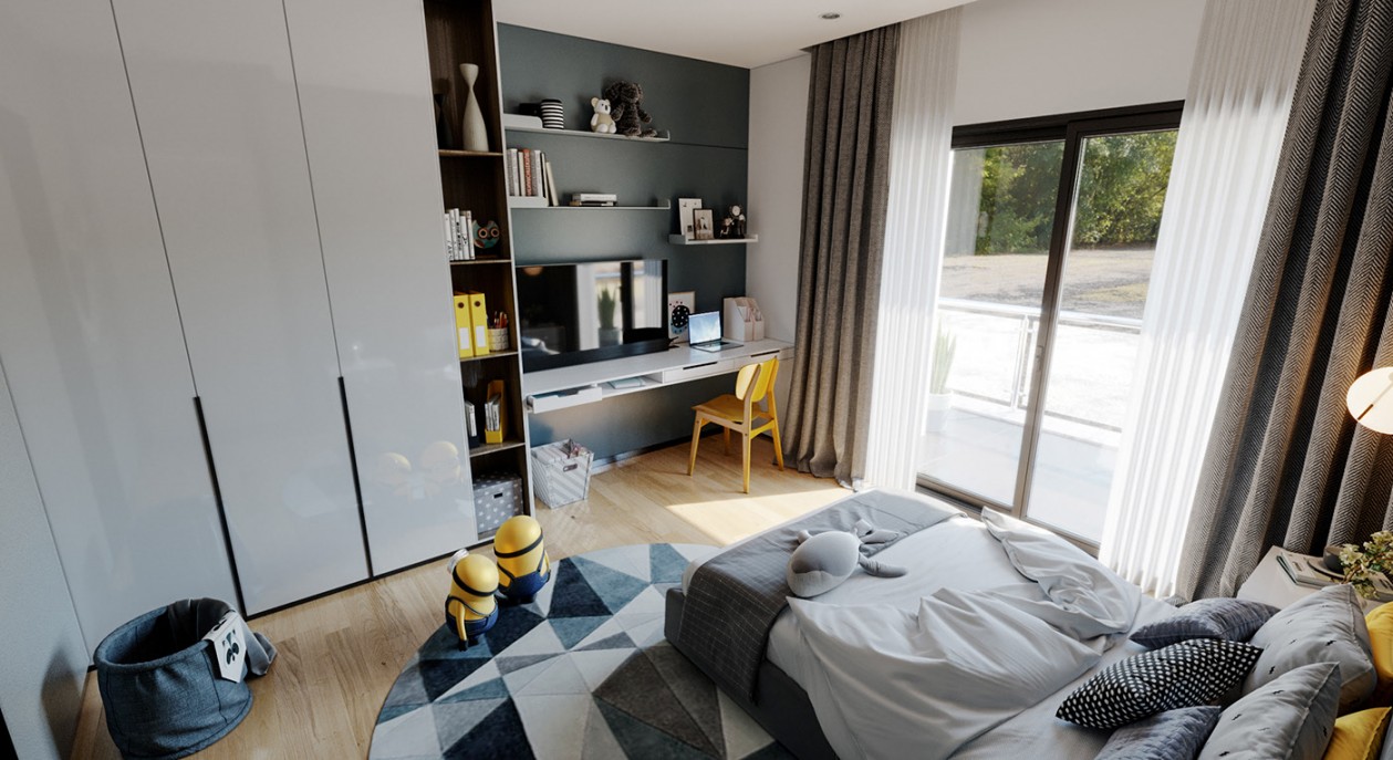 鲜明的线条与中性元素 创造出精致的室内空间-20