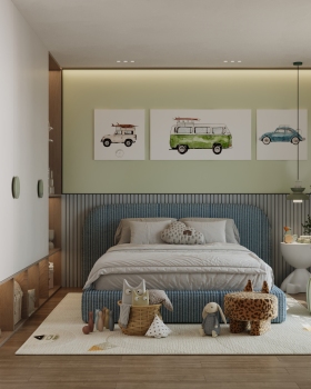 男孩儿童卧室·室内设计丨Egypt丨MCG Consultant  ID Team