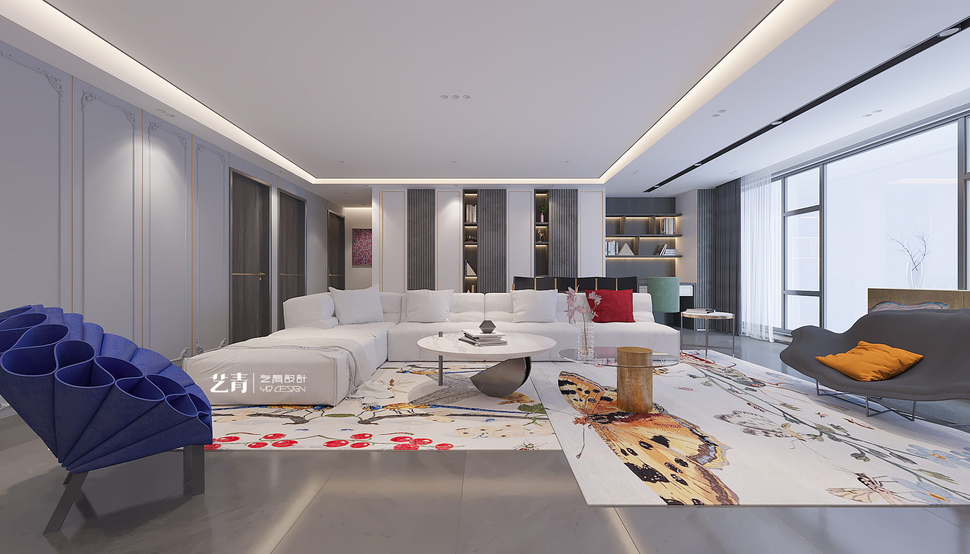 简约现代风未来方舟大平层-4