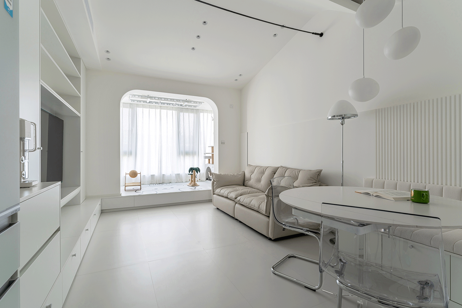 理想的奶油风,构建气质满满的未来四口之家丨中国北京丨久栖设计-15