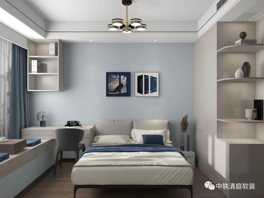 金航府现代极简设计丨中轶清庭软装-39