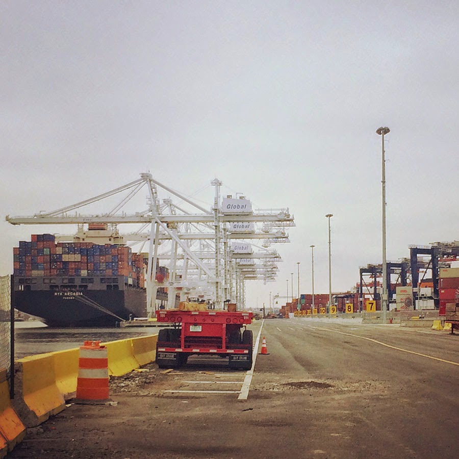 纽约基础设施观测站组织的贝永全球集装箱码头参观项目丨美国新泽西-1