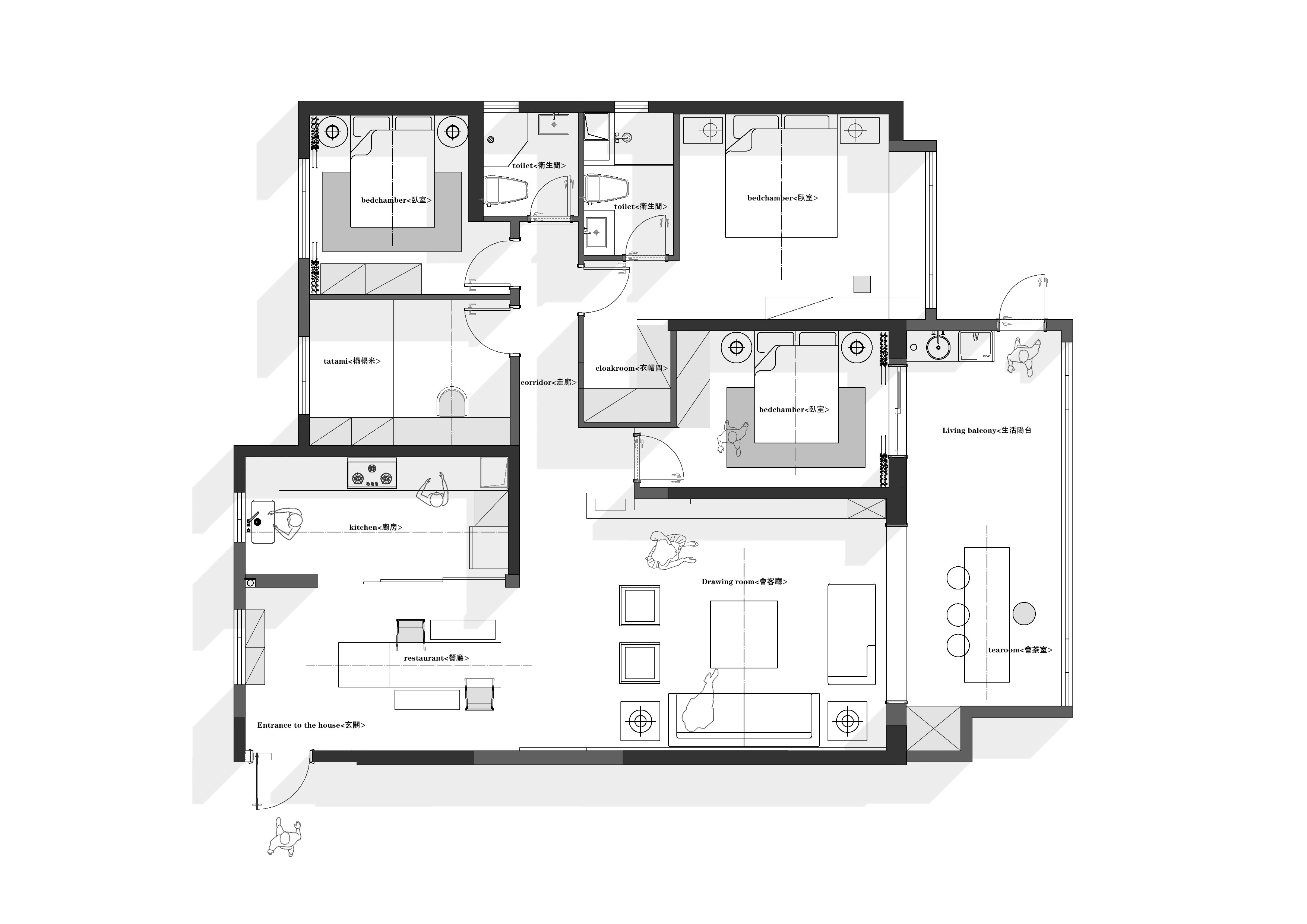 碧桂园·国岳府室内设计丨中国山东丨众合铂纳空间设计-40