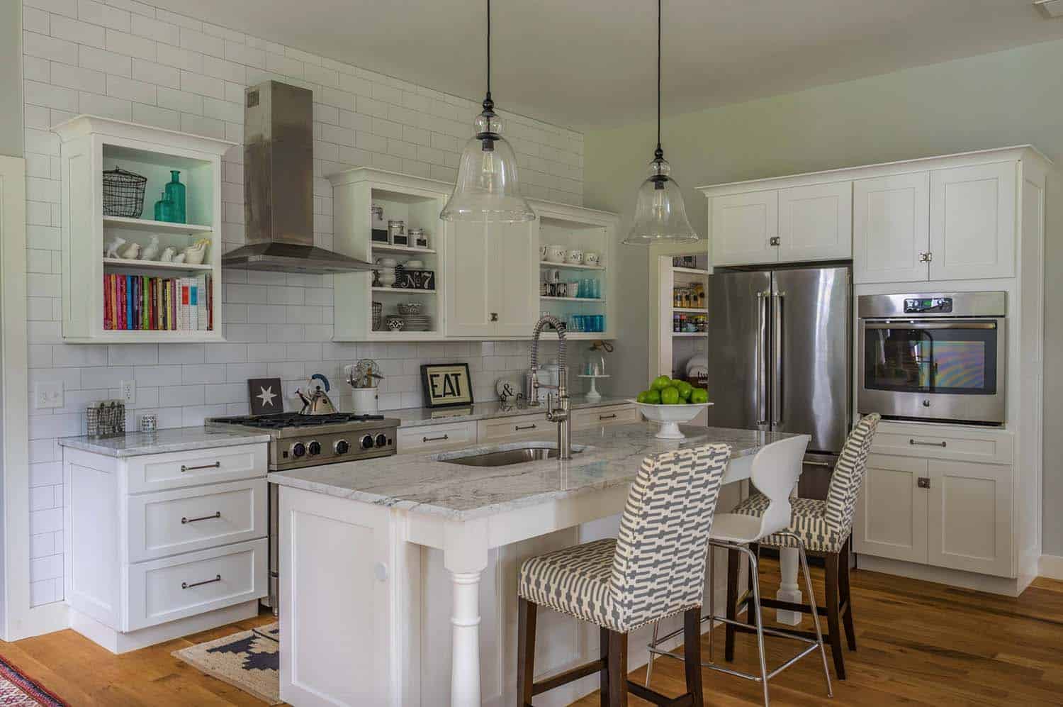 Modern farmhouse style nestled in an idyllic woodsy New England setting-5