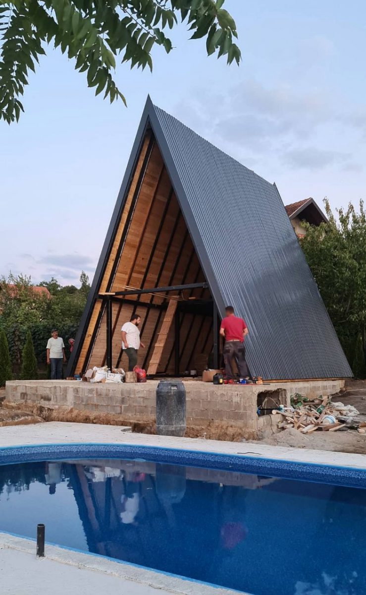 Kosjerića木质“Aframe”房屋丨克罗地亚-11