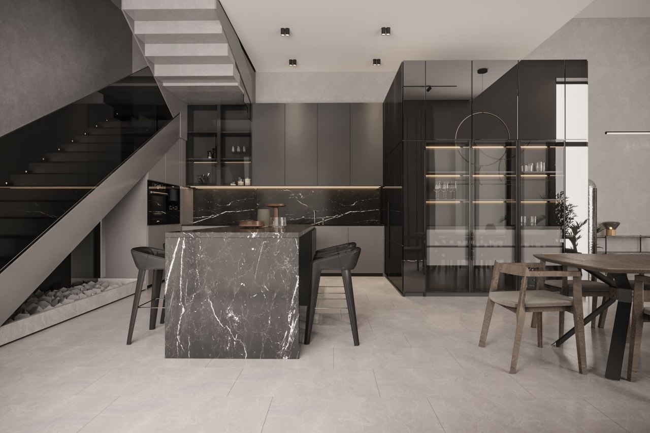 280㎡大平米住宅设计 这也太高级了吧！-10