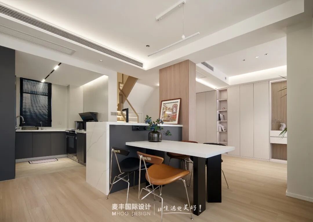 MHOO|翡丽云邸210㎡极简原木风：未说出口的留白-17