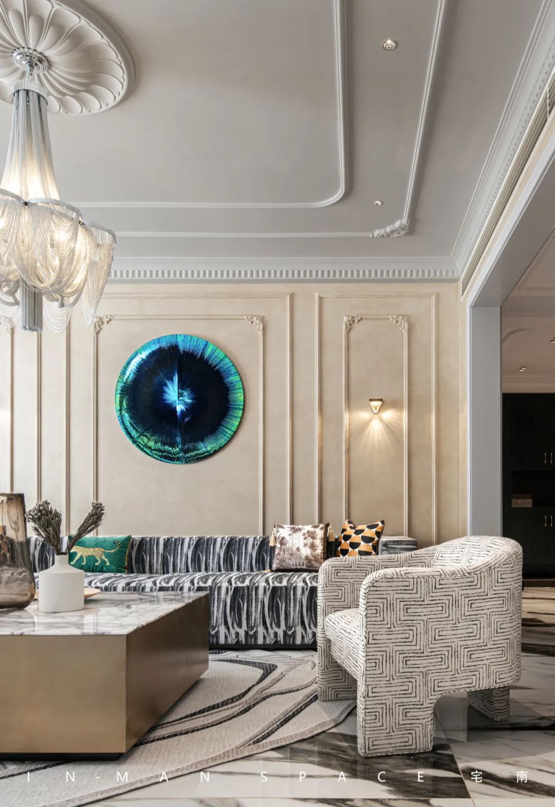 流动空间 · 内江万晟城华府 193㎡现代简约设计丨中国内江丨宅南空间设计事务所-22