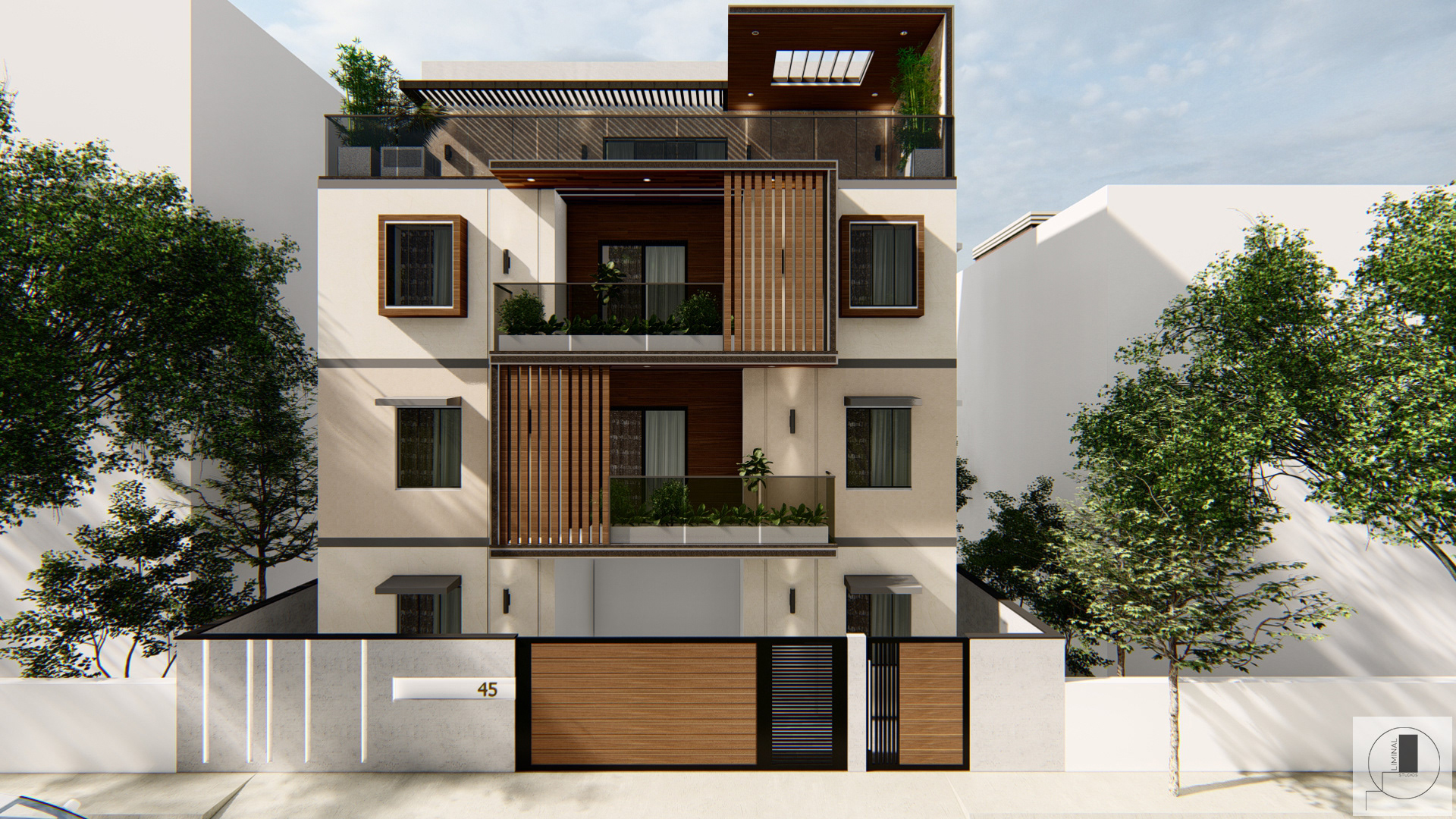 公寓外立面改造丨印度金奈-8