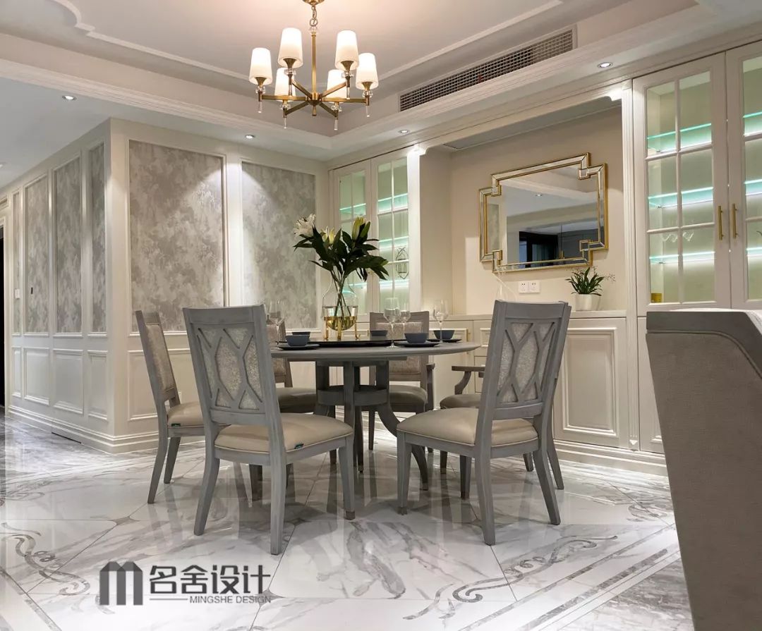 誉珑湖滨 196 平美式简约设计 | 蒙娜丽莎的早餐-24