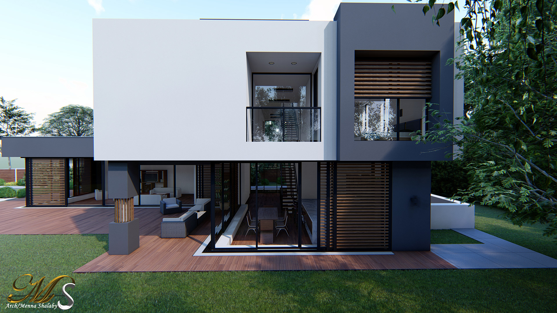 德国单户住宅外部设计-8