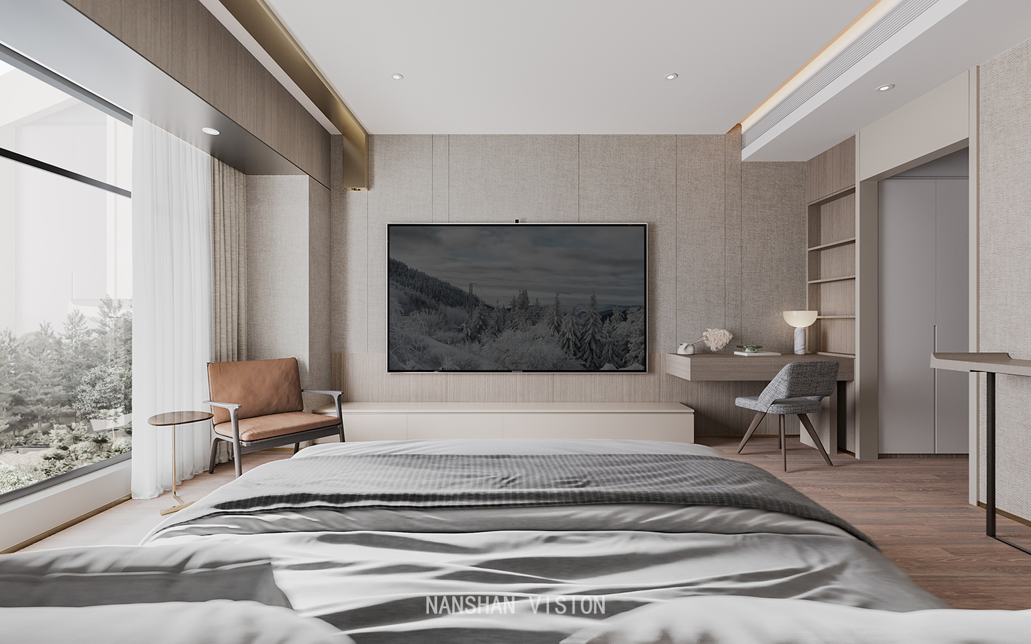 现代简约别墅设计丨南山图像-9