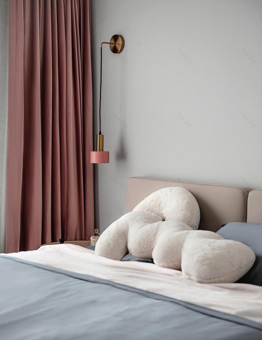 现代轻奢法式平层家居设计-23