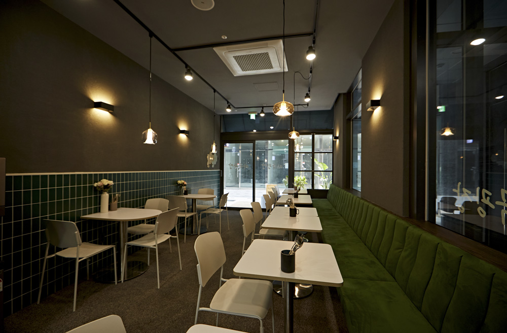 韩式餐厅设计，黑色石材的极致运用-6