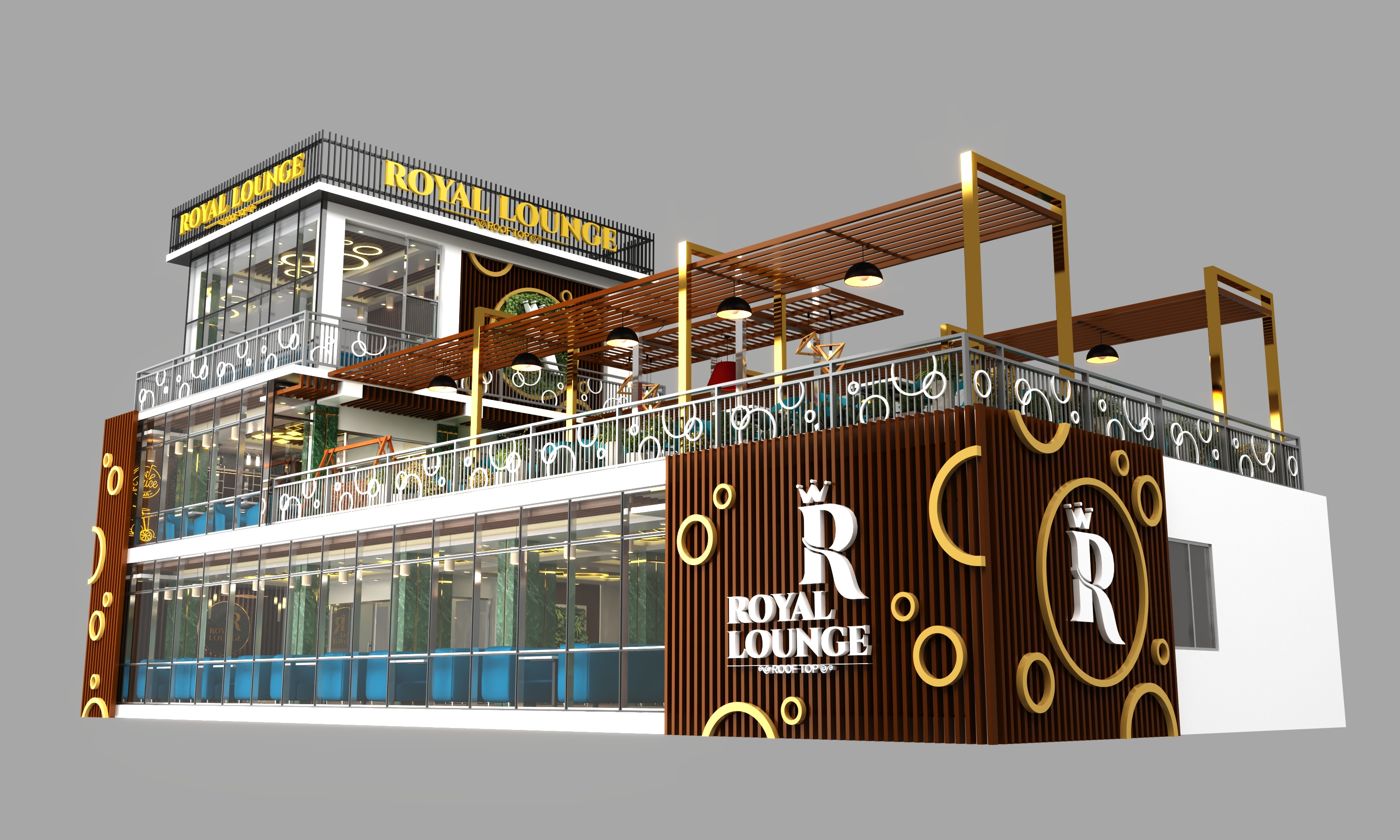 ROYAL LOUNGE - Interior & Exterior Design & Execution-1