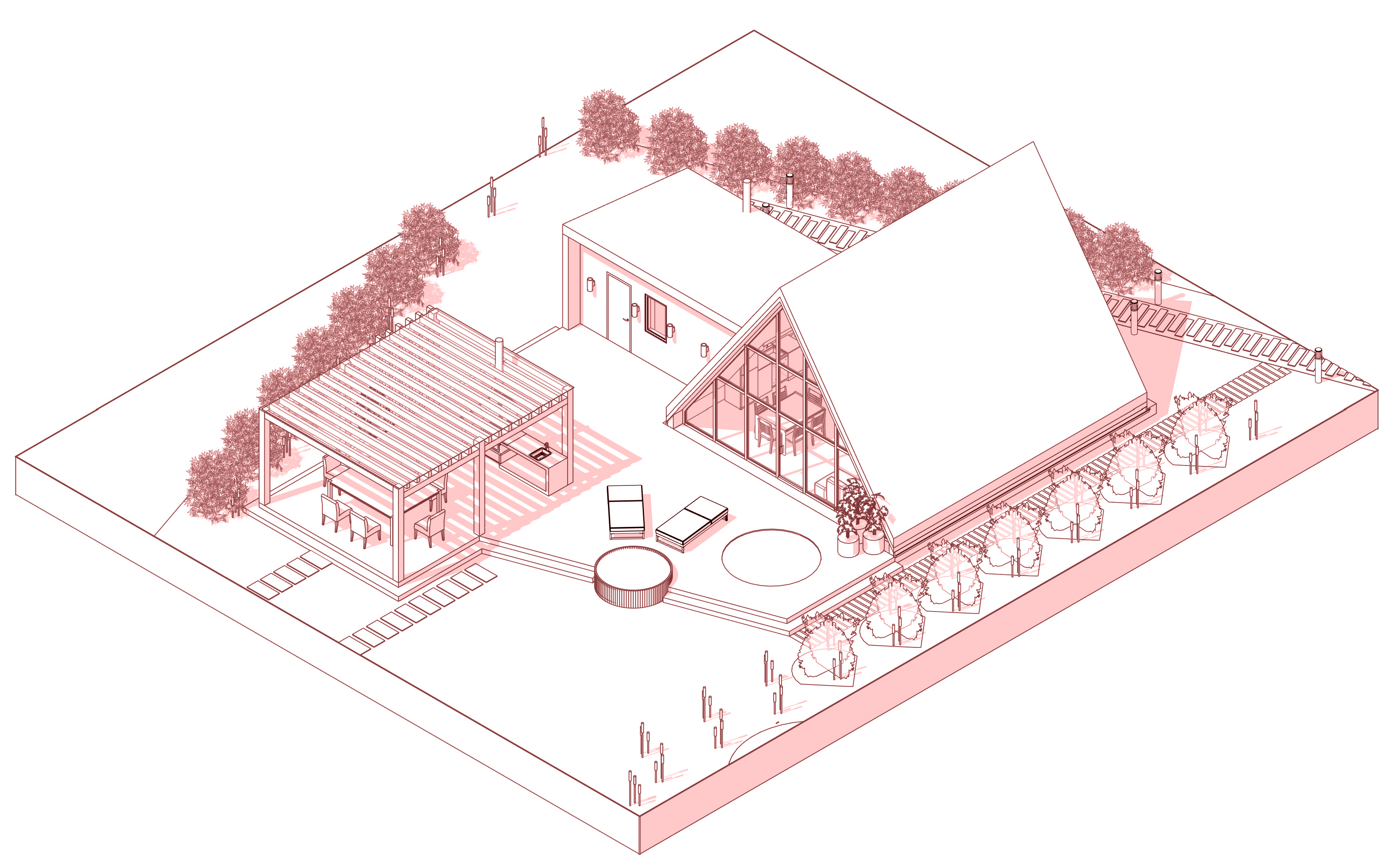 A 型框架房屋设计方案丨俄罗斯秋明-3