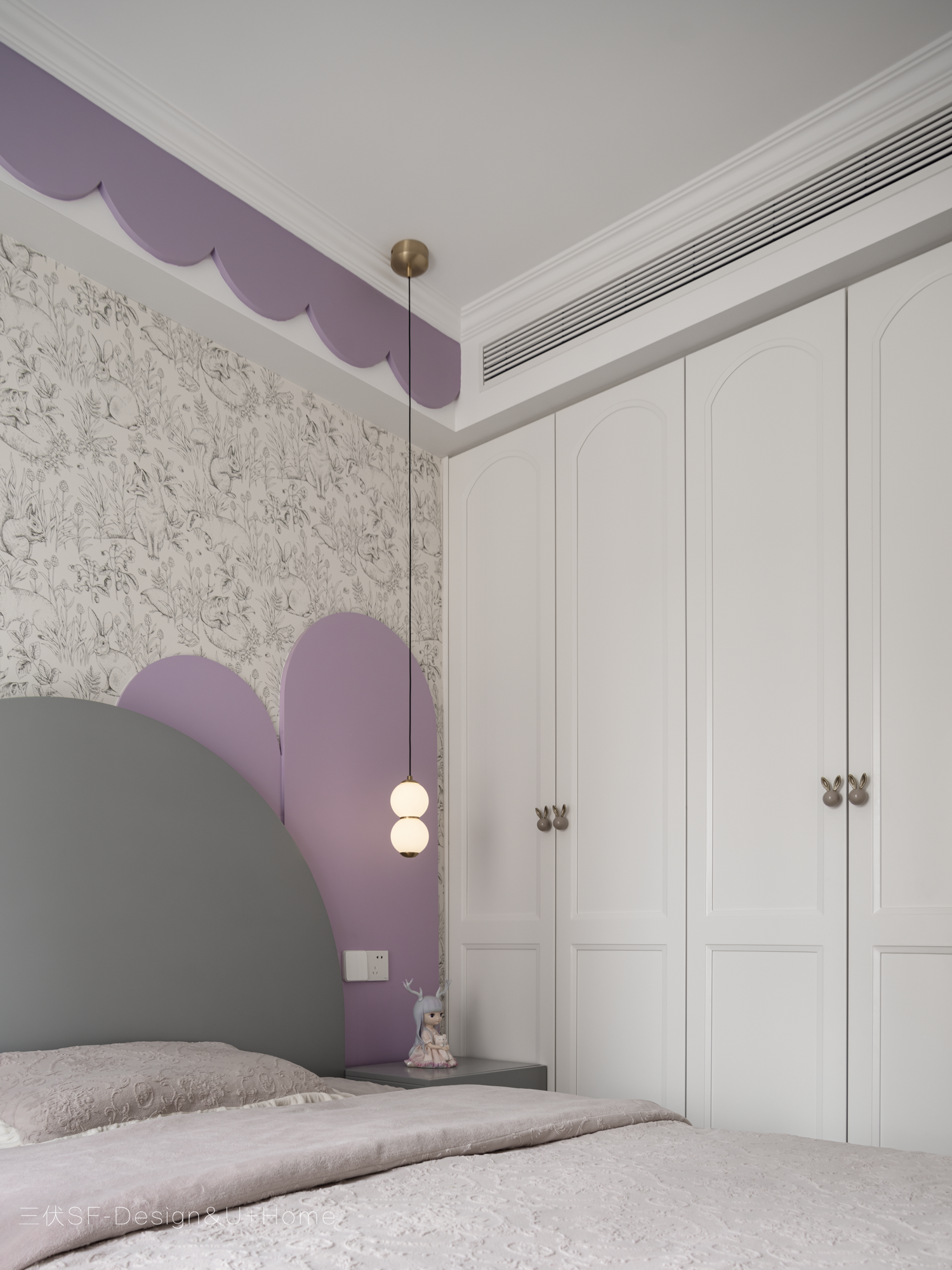 简约与浪漫共融的法式复古住宅-53