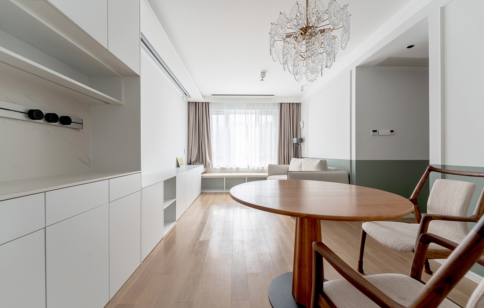 55㎡小户型重拾复古味，让家处处透露精致和浪漫-8