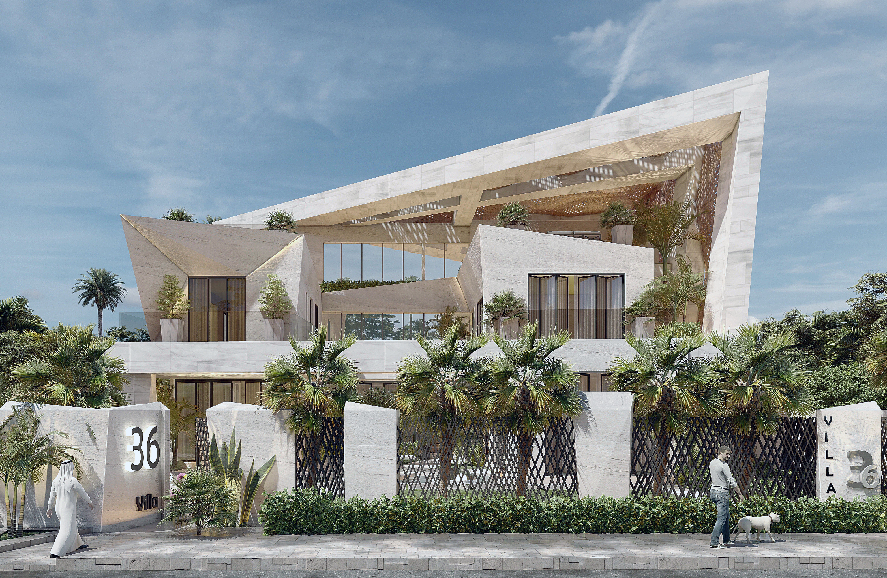 Architectural Design For A.A.H ICON Villa Abu Dhabi,UAE-0