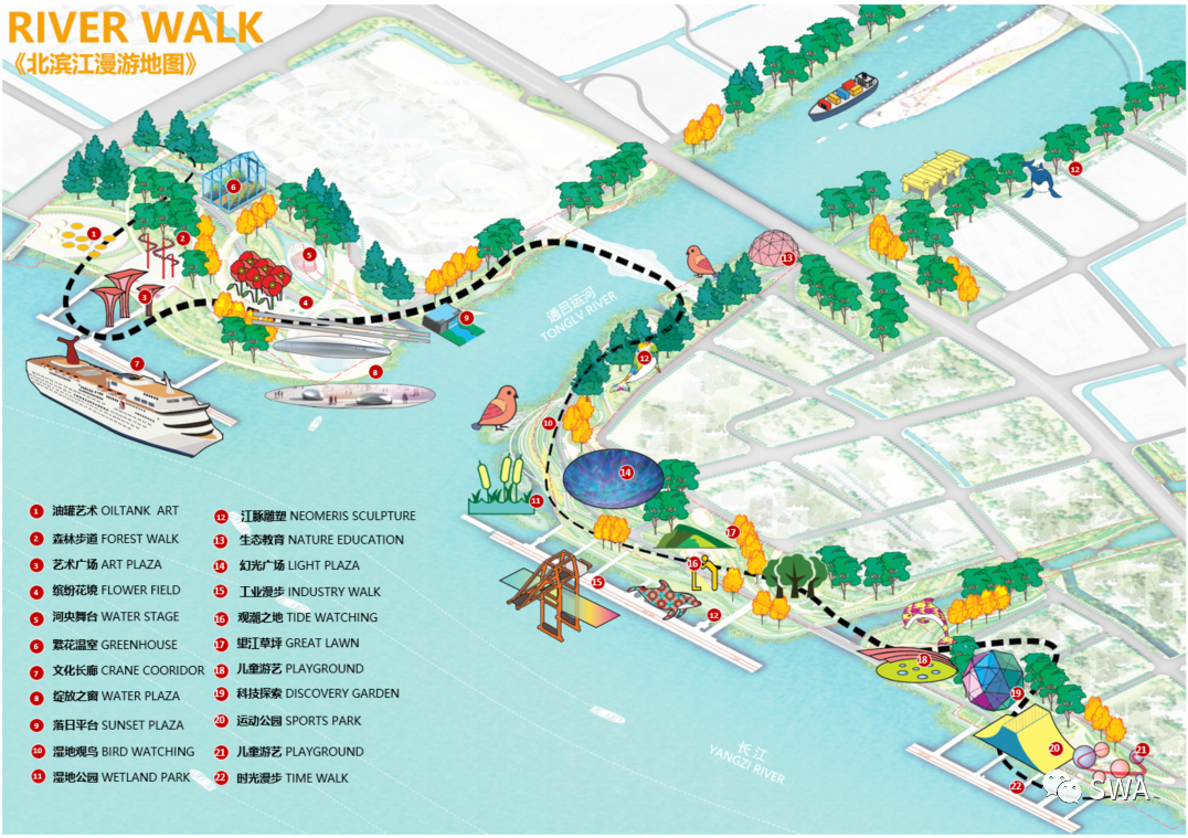 南通北河滨景观规划与设计丨中国南通丨SWA 和上海市政总院景观规划设计研究院-43