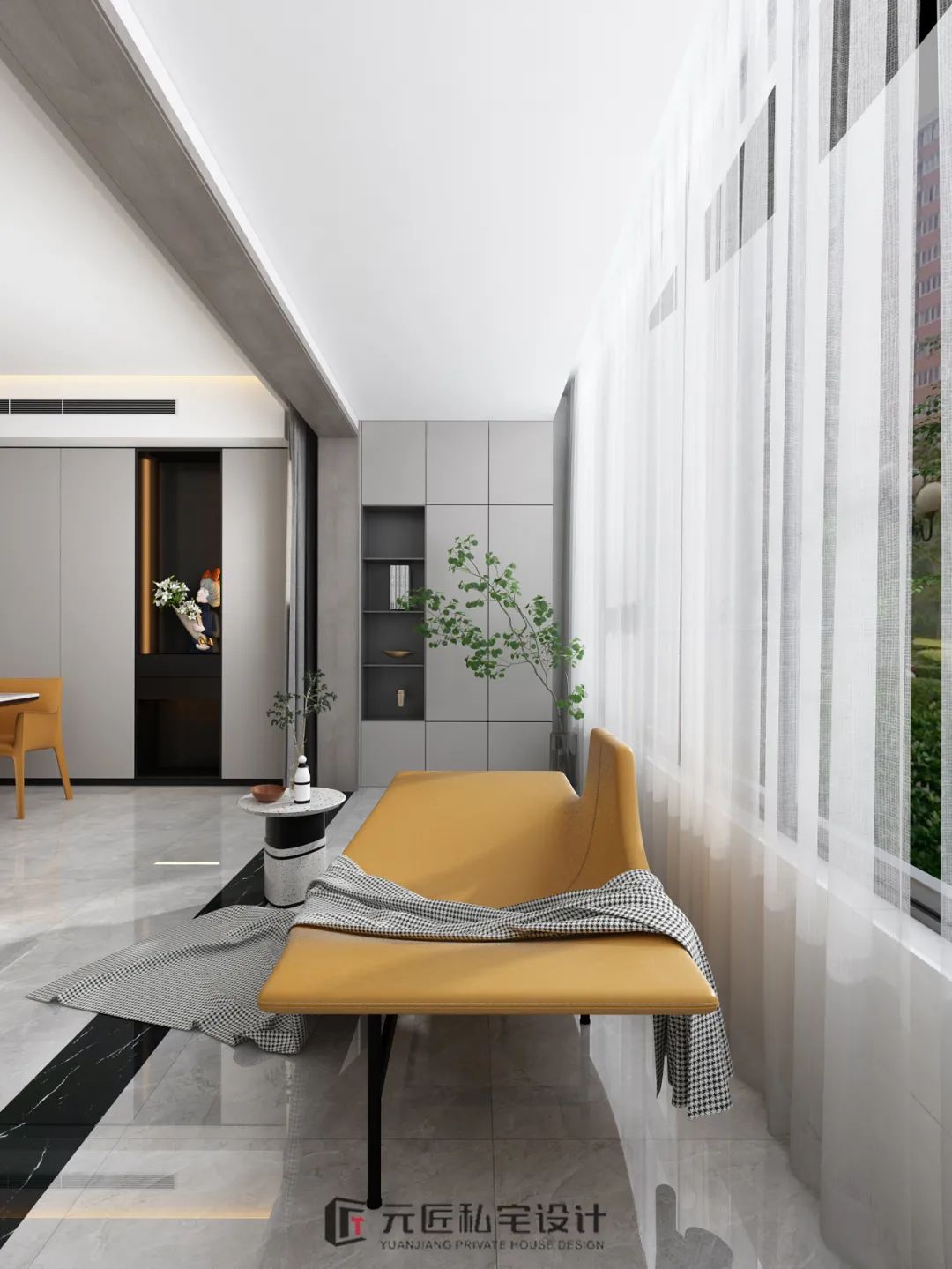 九里晴川 | 220㎡顶楼复式 精致简约感 舒适而自然-17