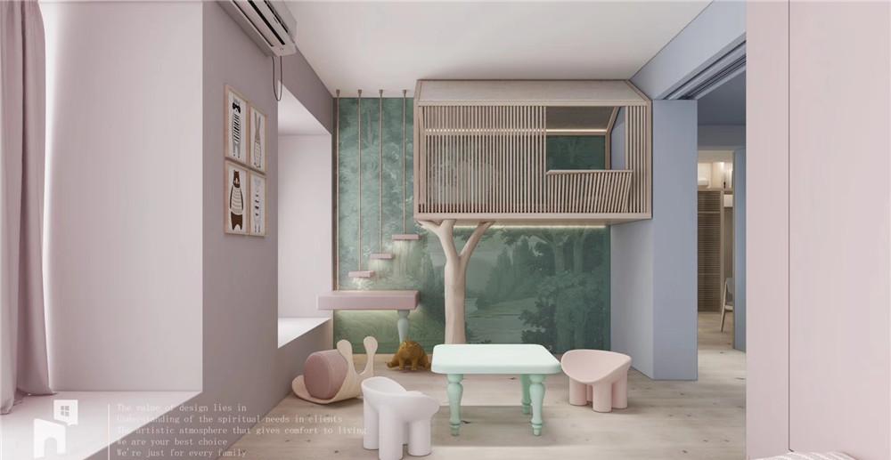 广州家语设计 · 童话镇平层 · 温馨,创意与自然的居家空间-16