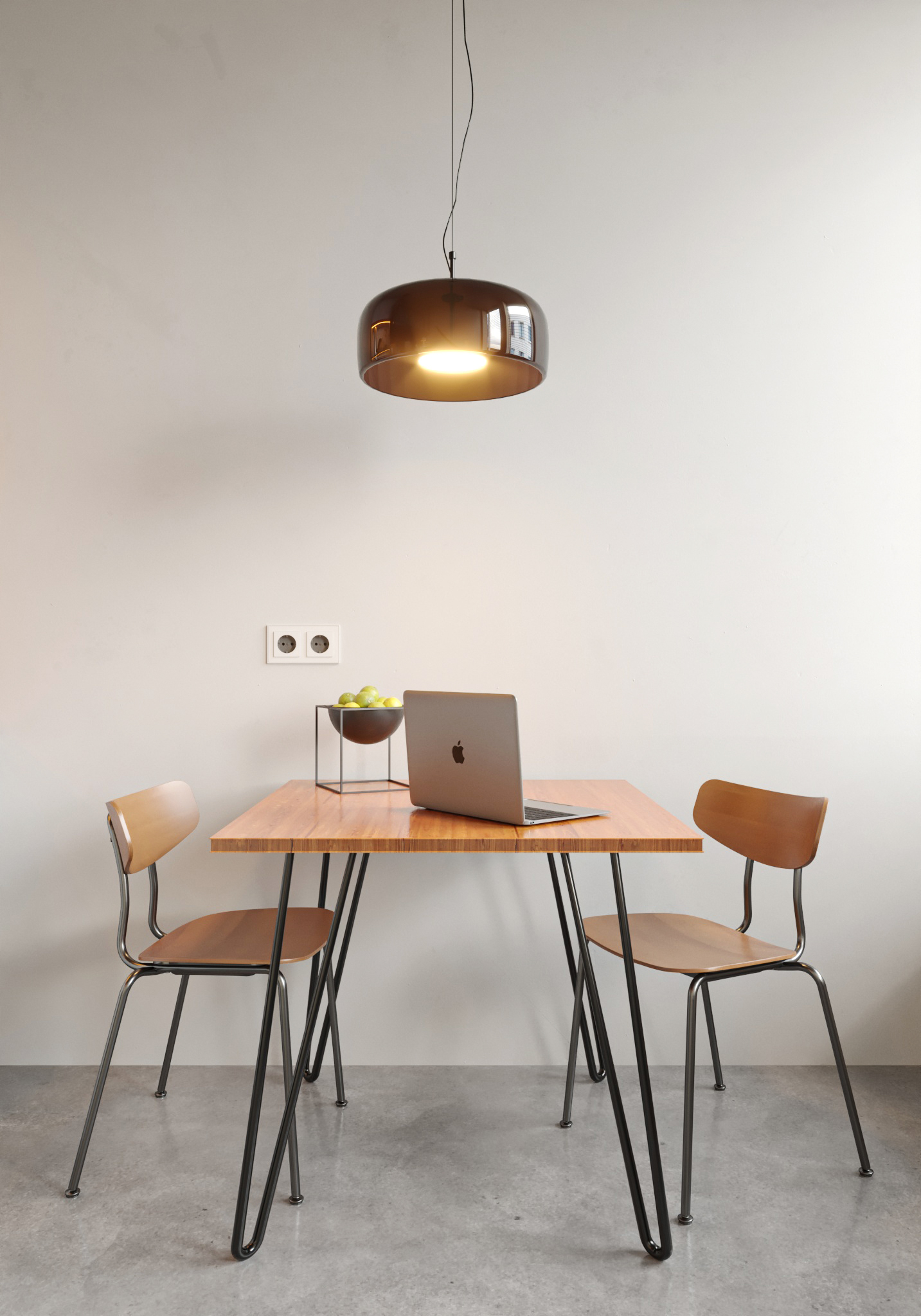 A Loft Bed Suspended From The Ceiling-4