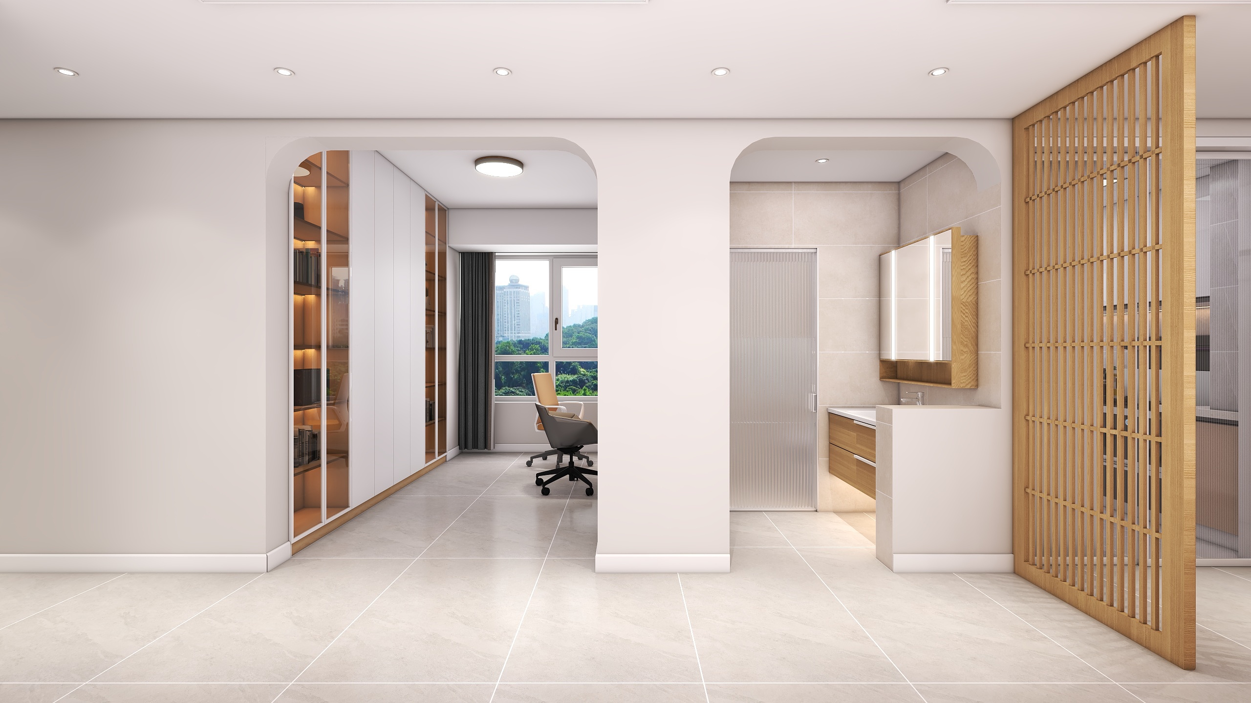 四川成都听湖九园（142平现代简约四居室）-33