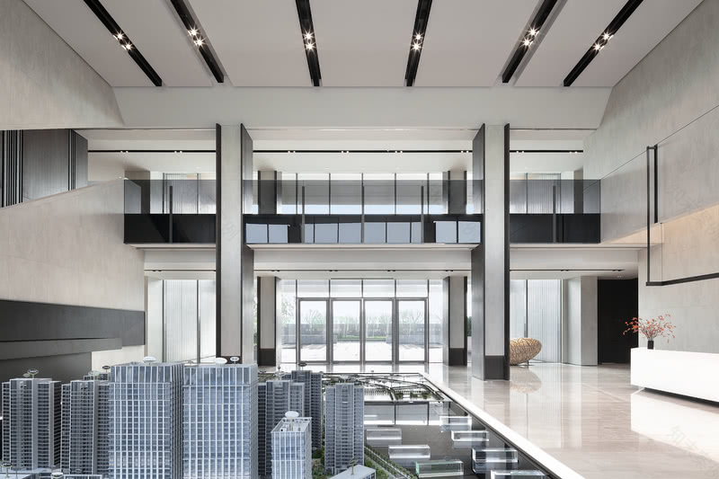 天津南开宸院展示中心 | 纯粹极致轻盈的空间艺术-11