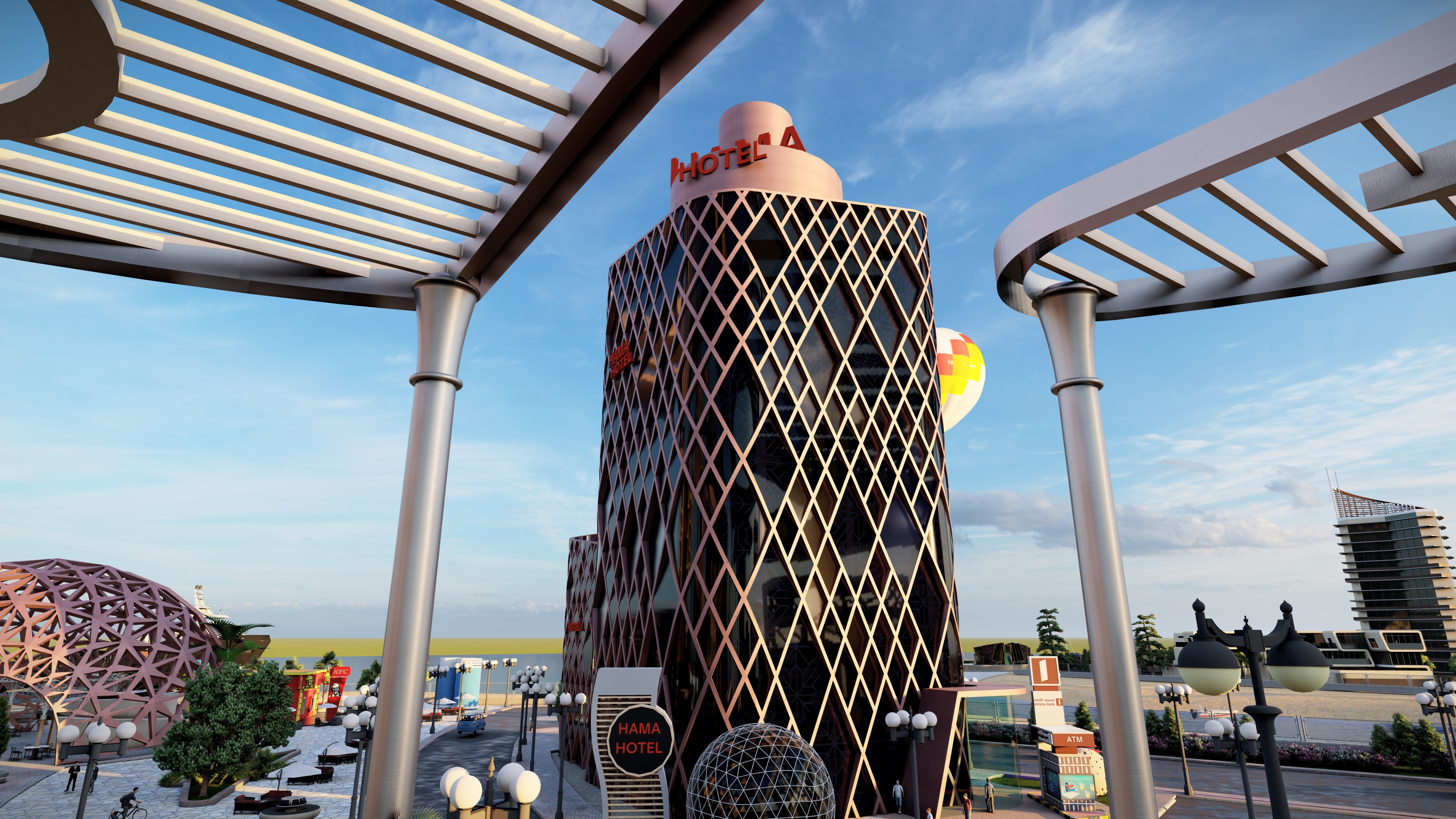 قريه سياحيه كامله علي مساحة 70 الف متر-15