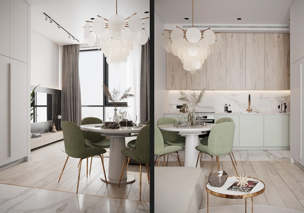 色彩清新--舒适且精致的住宅空间-4