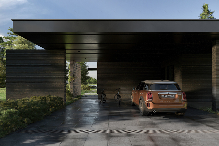 伏尔加河畔的五屋顶之家丨俄罗斯特维尔丨未明确提及设计公司,仅列出团队成员-23