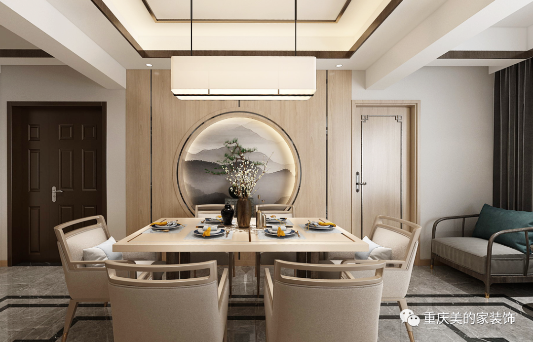 风雅千年 | 新中式博翠天悦洋房设计-71