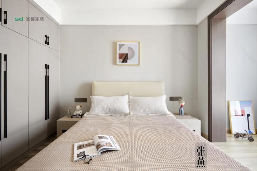 青枫雅苑 101 平轻奢设计丨中国宁波丨圣都家居装饰有限公司-7