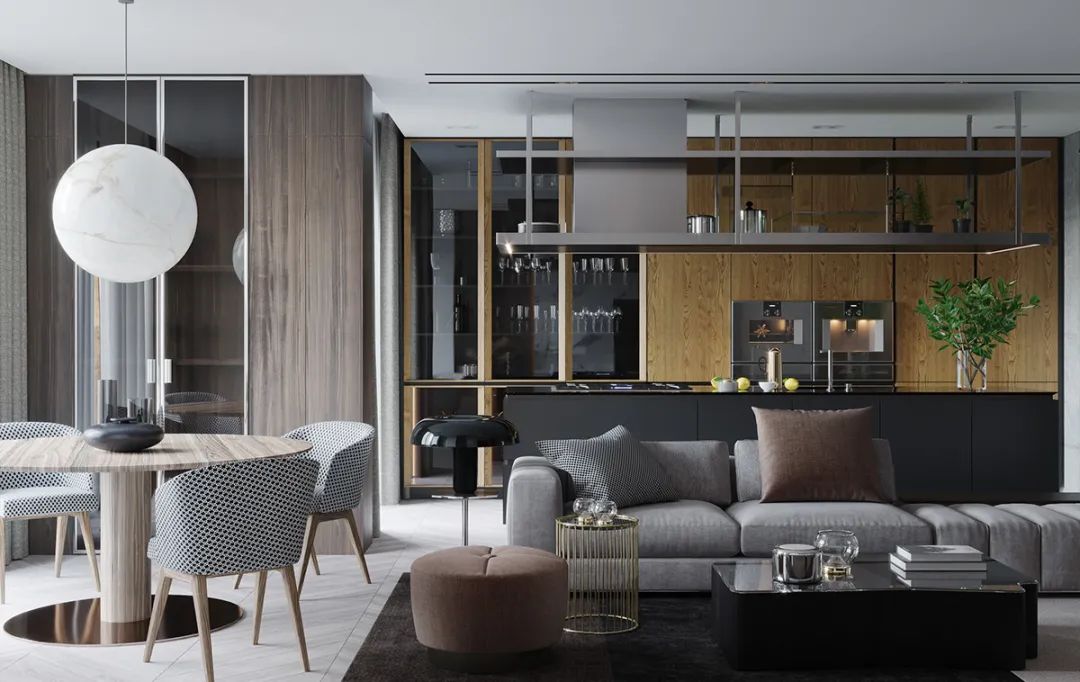 现代轻奢公寓设计丨阿塞拜疆丨Kamran Kerimov-11