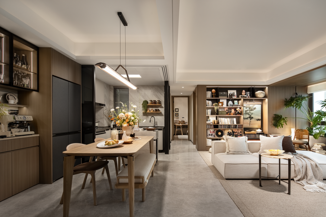 重庆万科星光天空之城C2户型样板房丨中国重庆丨深圳GNU金秋设计(硬装)-23