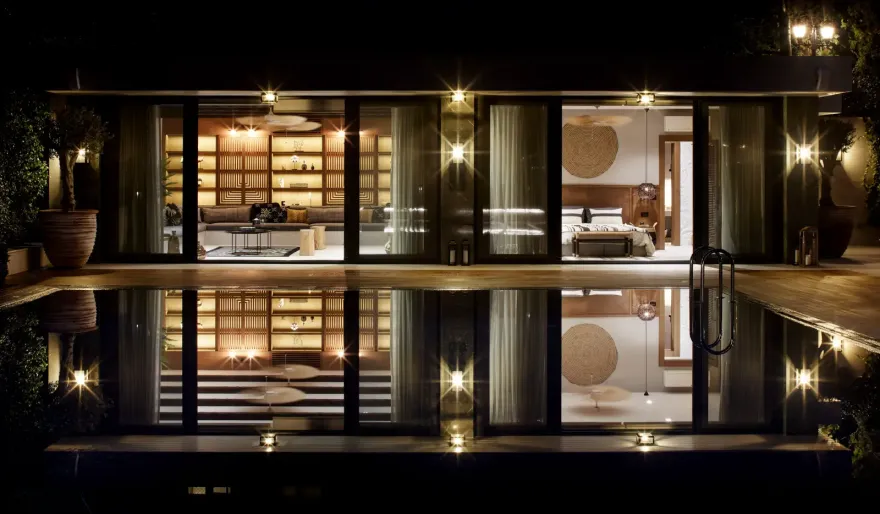 伊斯坦布尔优雅池畔别墅,呈现纯净民族风设计-19