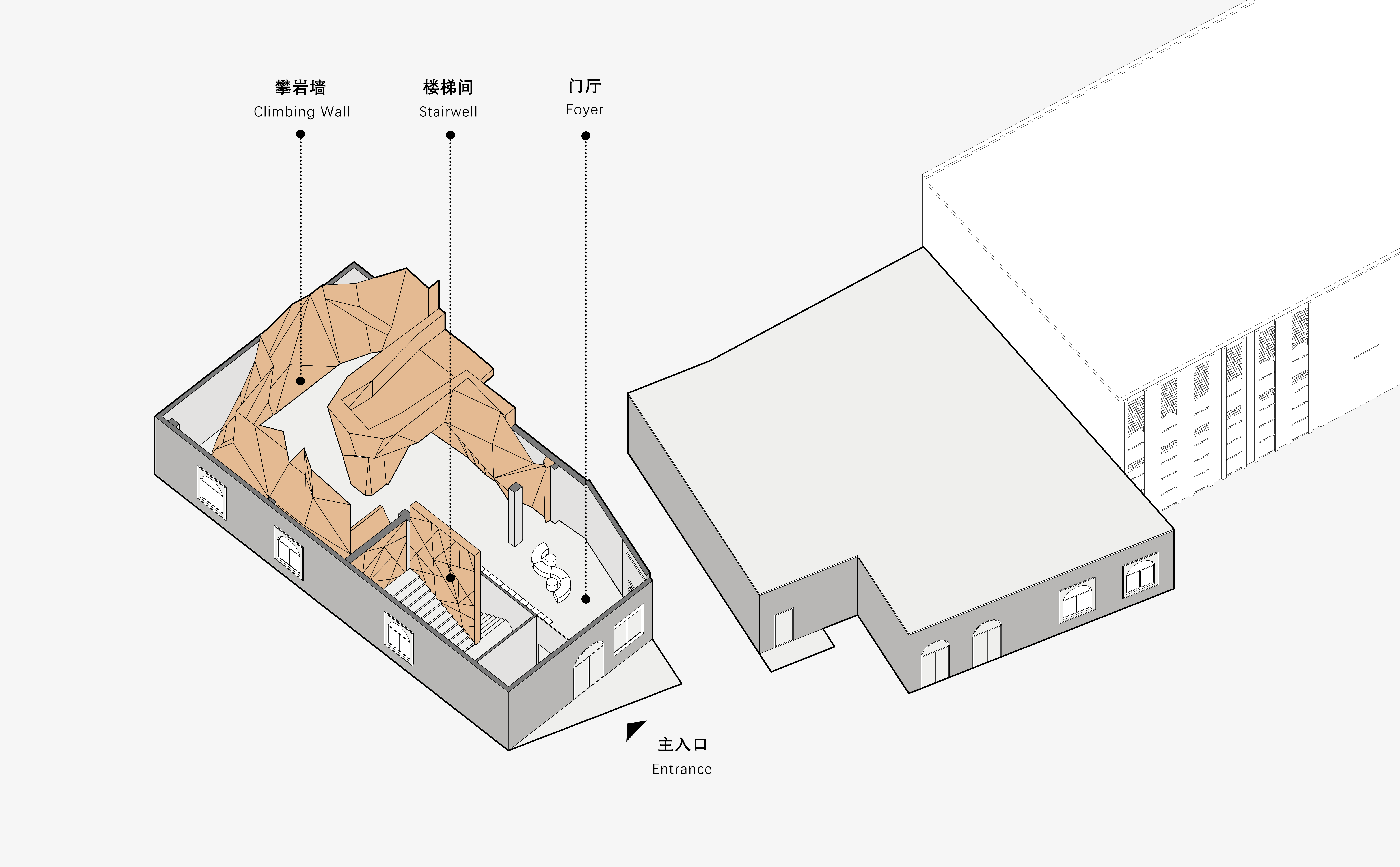 上海古北晨道攀岩馆丨中国上海丨平介设计-5