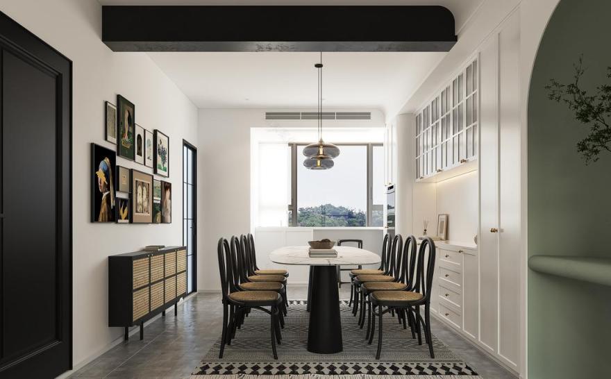 现代浪漫复古之家丨本森设计-7