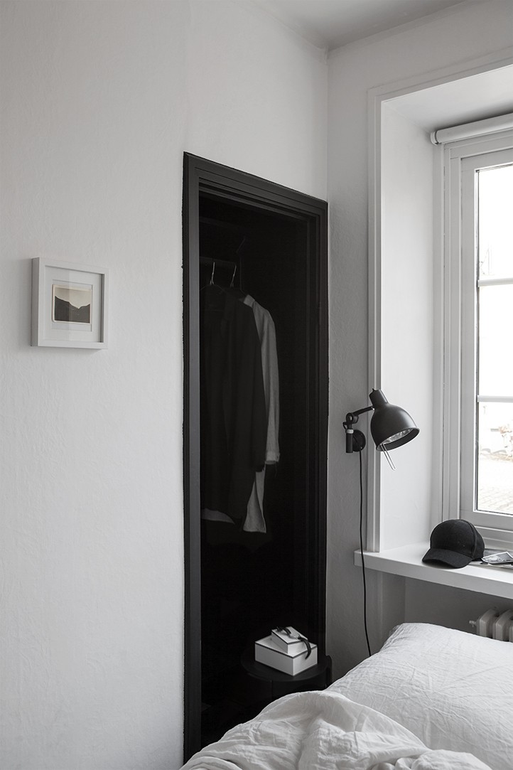 黑白对比打造 49 平米瑞典公寓时尚空间-18
