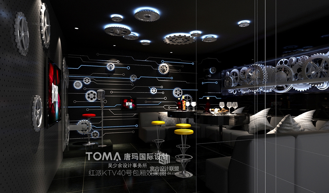 福州五里亭红派纯k·KTV设计-10