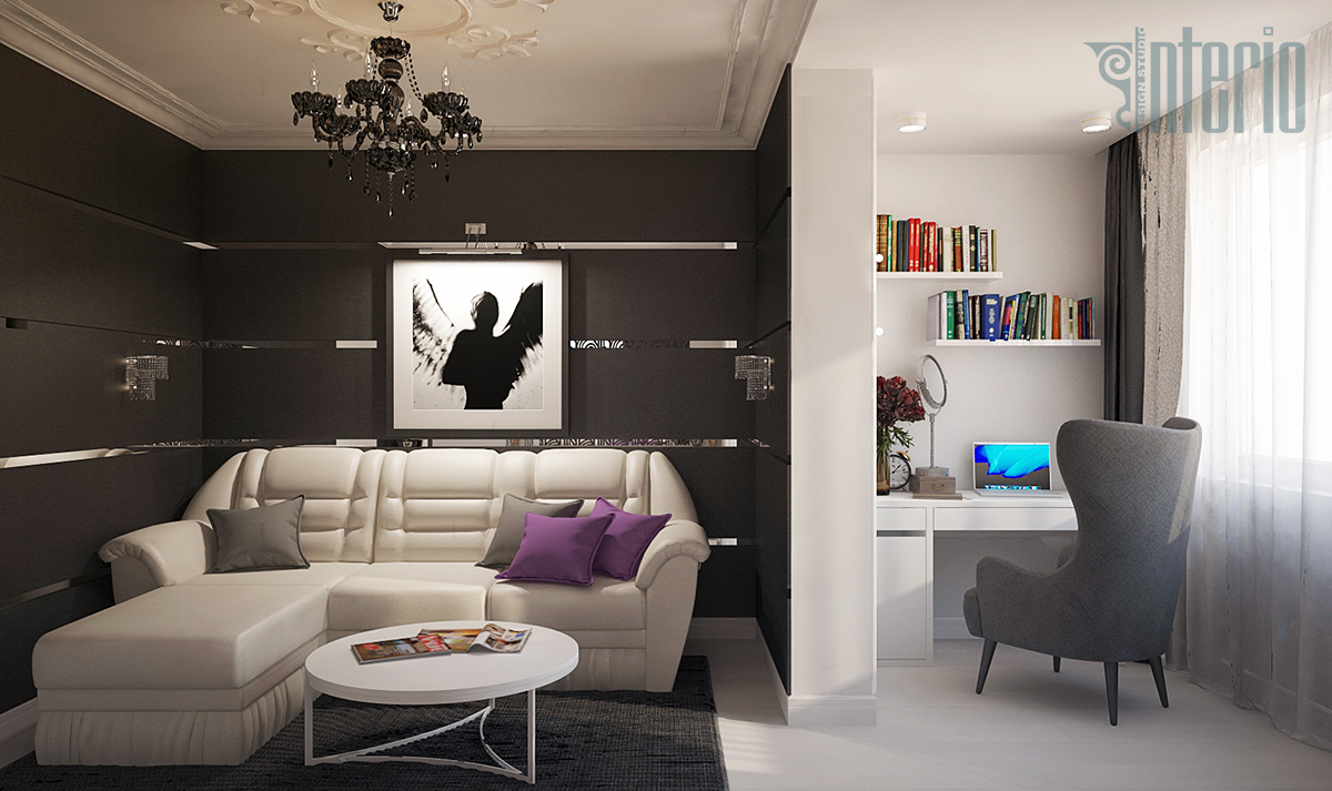60平米现代风格家庭公寓设计项目丨俄罗斯莫斯科丨INTERIO设计工作室-13