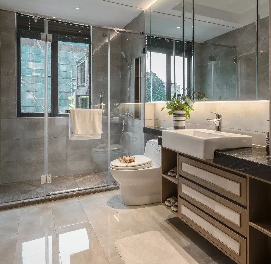 常德和瑞别墅下叠户型软装设计 | 现代风尚与东方禅意的融合-36