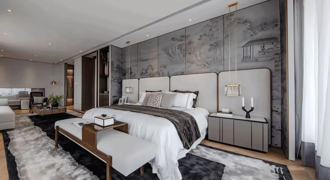 以山水墨画为灵感源头，武汉华侨城原岸样板间  吴滨-38