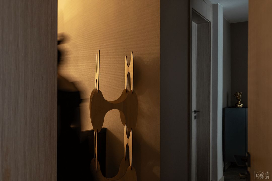 成都市复式公寓的现代简奢花园生活-98