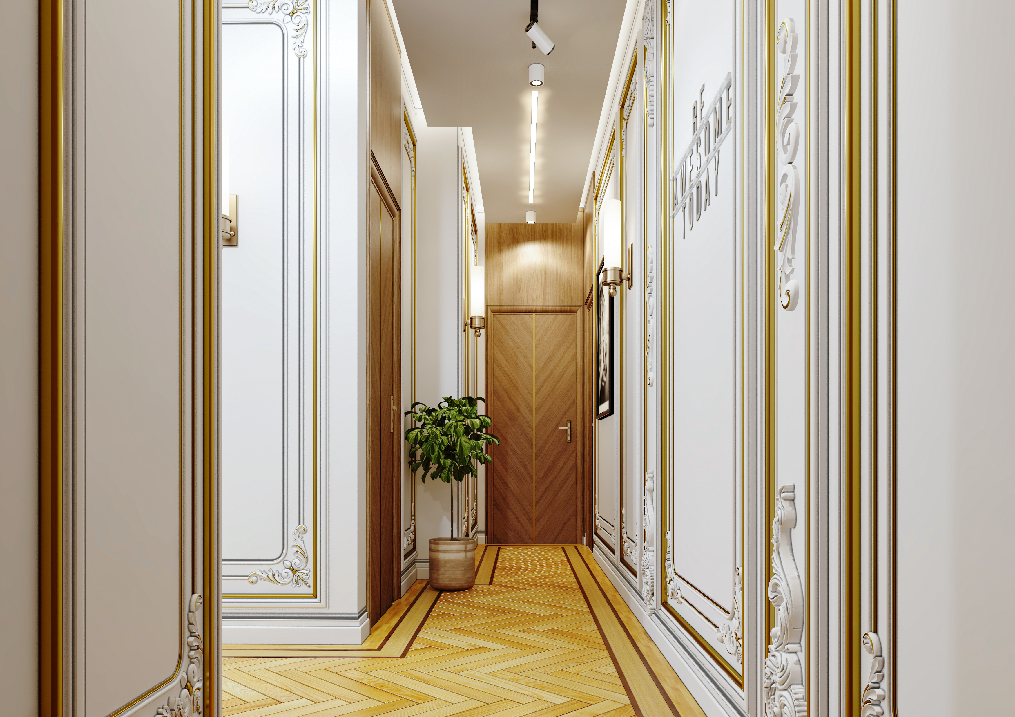 埃及某办公室接待区入口设计-18